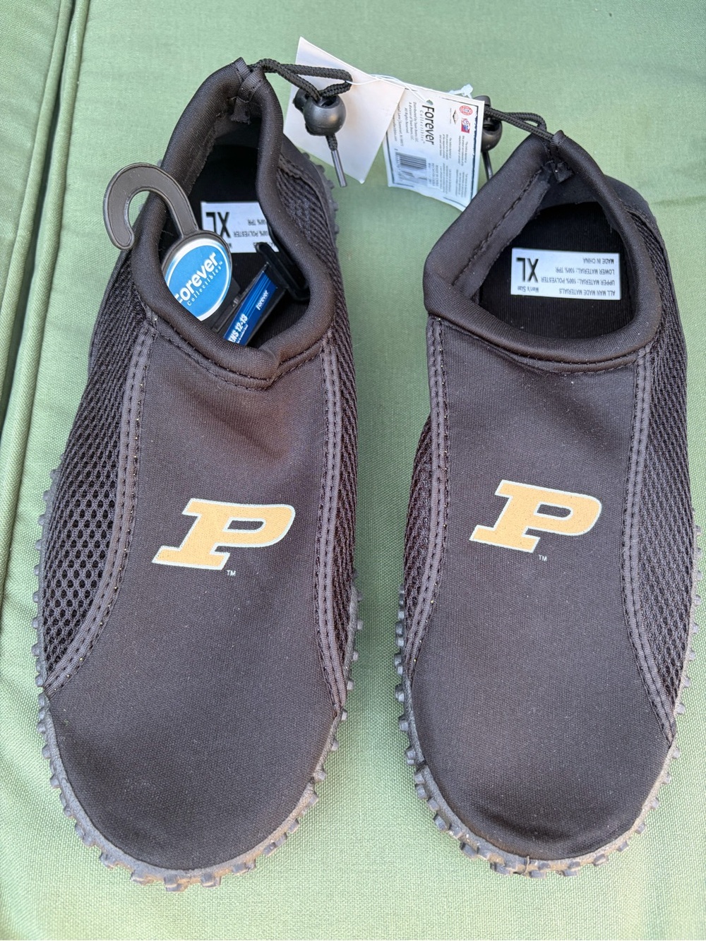 Men’s Purdue Black Slip-On Water Shoes